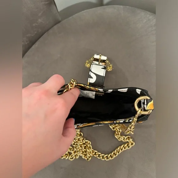 Versace Couture Black and Gold Crossbody Bag - Picture 3 of 3